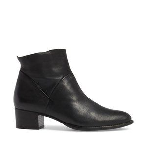$500 PAUL GREEN NELLY Block Heel Bootie SOFT LEATHER BLACK BLOCK 9 (TPO13)